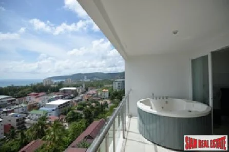 Sunset Plaza | Sea View Two-bedroom Contemporary Condo for Sale in Karon 