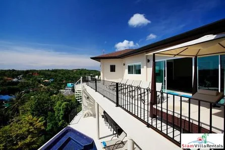 Turquoise Villa | Luxurious Hillside Nai Harn Property Featuring Nine Bedrooms and Excellent Facilities 