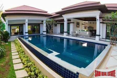 Four Bedroom Luxury Balinese Courtyard Pool Villas in Cherng Talay for Holiday Rental