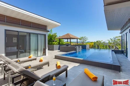 Modern Four Bedroom Sea View Pool Villa In Secluded Rawai