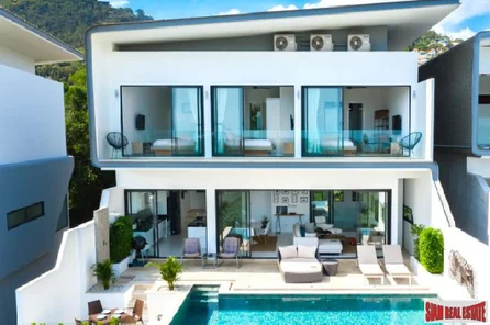 Luxury 3 Bedroom Sea View Pool Villa in Bophut