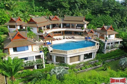Luxurious 6 Bed Ultra-Private Sea View Villa in the Hills of Surin $5.5m USD
