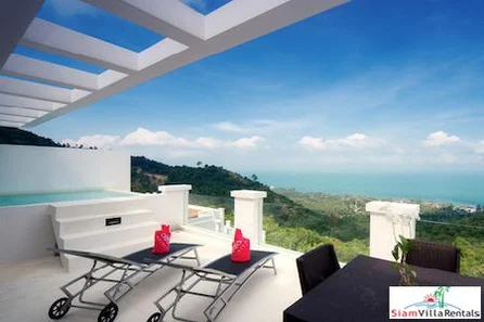 Fantastic Views of the Ocean from this Two Bedroom Pool Suite in Bang Po, Koh Samui