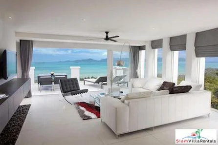 Ocean Views from this Wonderful Two Bedroom Penthouse with Pool in Bang Po, Koh Samui