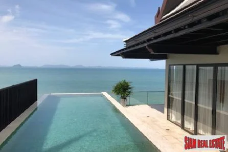 Ocean Front and Sea Views from this Thai Style Six Bedroom Home in Koh Sirey, Phuket