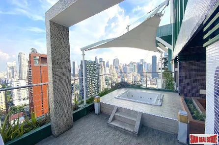 The Wind 23 | 3 Bed Duplex Penthouse Condo with Roof Jacuzzi and Terrace for Sale at Sukhumvit 23, Bangkok - 40% Discount! 