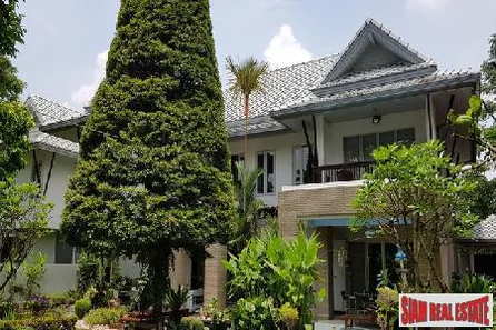 Noblewana | Tropical Custom Built 4 Bed Home in Secure Estate at Tha Raeng, Bang Khen, Watcharapol 