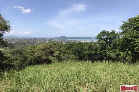 Breathtaking Sea Views from this Hillside Land in Chalong, Phuket