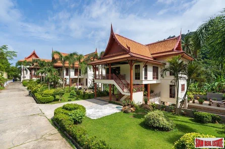 Private Three Storey Contemporary Thai Style Pool Villa in Kata, Phuket