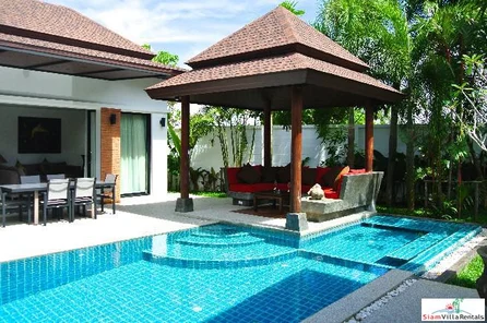 Tropical Two Bedroom Villa with Private Pool and Garden in Cherng Talay