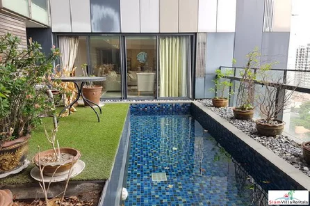 The Met Sathorn | Elegant Chong Nonsi Three Bedroom with Private Swimming Pool on the 16th Floor 