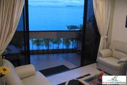 One Bedroom Sea View Condo for sale on Wong-Amat Beachfront 