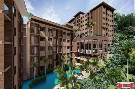New One Bedroom Condos for Sale in a Tropical and Contemporary  Karon Development 