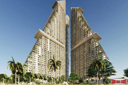 Iconic New Luxury Off-Plan Condo with Hotel and Shopping Centre at Pattaya City