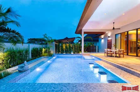 Attractive and Functional Three Bedroom Pool Villa Development in Hua Hin