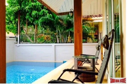 3 bedroom pool villa with private swimming pool for sale and rent - East Pattaya