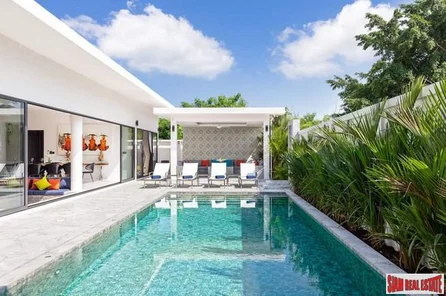 New Modern Luxury Rawai Pool Villas in Three or Four Bedroom Designs