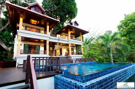 Baan Bua | Magnificent 4 Bedroom Pool Villa For Rent Surrounded by Woods in Nai Harn 