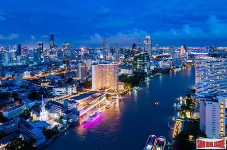 Exclusive Newly Completed Luxury Condo with Spectacular Panoramic Chao Phraya River Views - Last Few 2 Bed Units! 