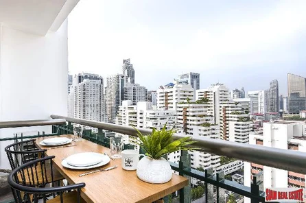 Wind Sukhumvit 23 | Two Bed Asoke Corner Quality Condo on High Floor with City Views 