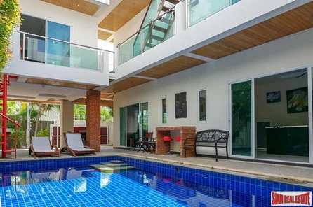 Newly Renovated Two Storey Three Bedroom Pool Villa for Rent Minutes from Nai Harn Beach
