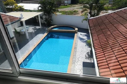 Large four bedroom house for rent with private pool in Huay Yai