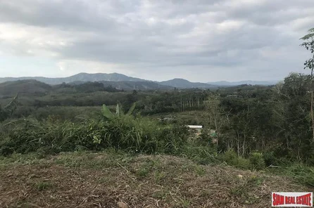 Big Land Plot for Sale with Beautiful Mountain Views in Phang Nga 