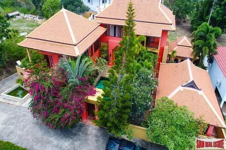 Exclusive Two Storey Thai-Balinese Pool Villa For Sale in Pattaya