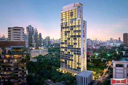 Newly Completed High-Rise at Sukhumvit 19, Central Asoke - 2 Bed Unit with Green Views - Last 2 Bed Unit - 20% Discount and Free Furniture! 