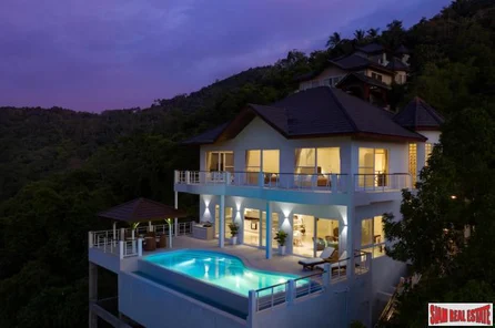 4 Bedroom Villa with Pool and Sea View in Bo Phut, Koh Samui
