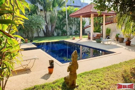 Thai Style Three Bedroom Pool Villa with Large Garden for Sale in Rawai