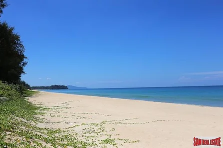 Beachfront Five Bedroom Home for Sale on a Pristine White Sand Beach in Natai, Phang Nga