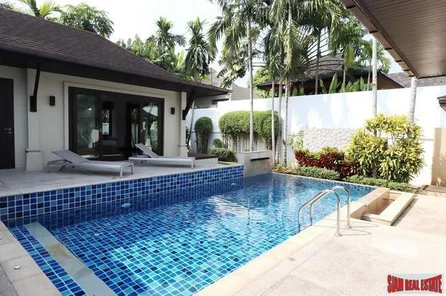 Spacious Three Bedroom Pool Villa with Large Private Yard in Quiet Layan Neighborhood