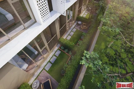 1 Bed Garden Units at New Modern Low-Rise Condo with Unique Unit Types at Ladprao, Chatuchak - 5% Rental Guarantee for 3 Years! 