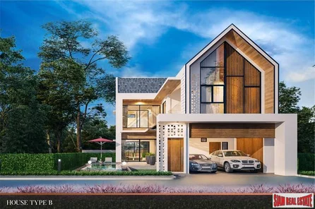 New Two Storey Three Bedroom House Development in Huai Yai, Pattaya