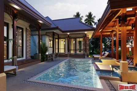 Modern & Private  Bali Style Pool Villa Development with 2-5 Bedrooms in Cherng Talay