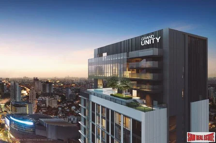 New Luxury High-Rise Newly Completed Next to BTS at Ratchayothin, Chatuchak - 1 Bed Units