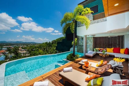 Villa Mantra | Spectacular Panoramic Sea Views from this Four Bedroom Bang Tao Pool Villa