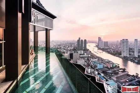 Rhythm Sathorn | Rare Corner Two Bedroom Condo for Sale with 180 degree Views of the River