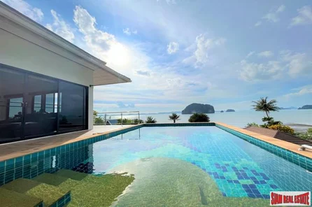 Sea Views, Sunsets and Karst Island Views from this Three Bedroom Deluxe House for Sale in Khao Thong, Krabi