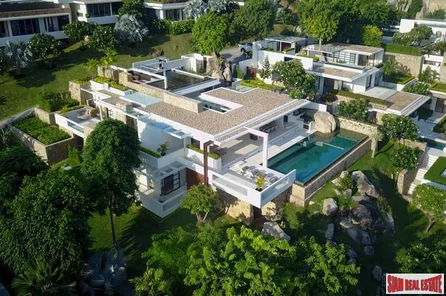 Ultimate Luxury 4 Bed Sea View Villa in Exclusive Estate Community at Choeng Mon Beach, Koh Samui