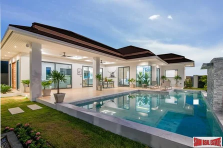 New Project of Award Winning Luxury Custom Green Pool Villas by Experienced Developer at Hua Hin