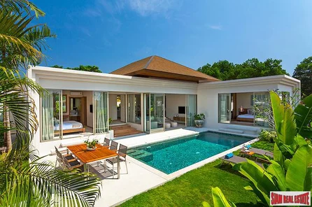 Private Single Storey Pool Villa with Tropical Gardens for Sale in Desirable Phuket West Coast