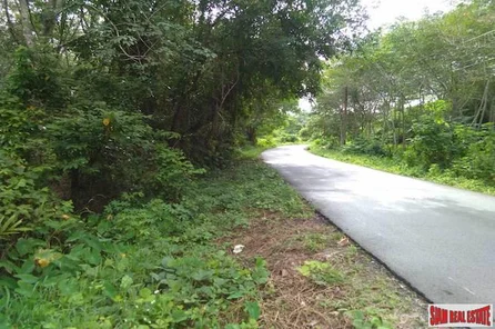 Land for Sale Near Tay Muang Beach and Old Town with Rubber and Fruit Trees