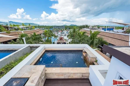 Royal Phuket Marina |Three Bedroom Penthouse for Sale with 360 degree View Private Roof Deck & Jacuzzi