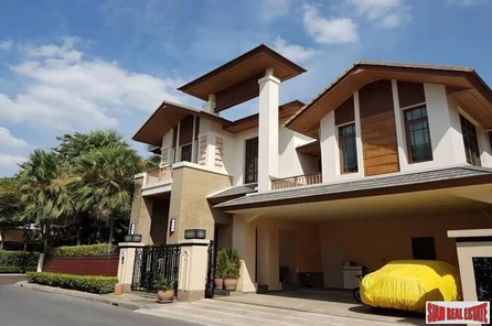 Prime Sukhumvit(@) Sansiri | Luxury Four Bedroom Corner House with Private Pool in Secure Sukhumvit 67 Estate
