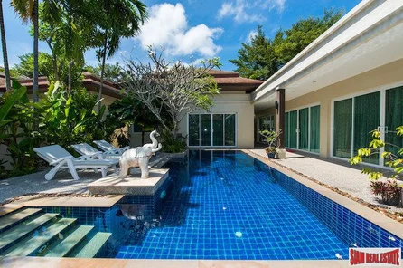 Modern Spacious Three Bedroom Private Pool Villa  ins Small Secure Rawai Estate