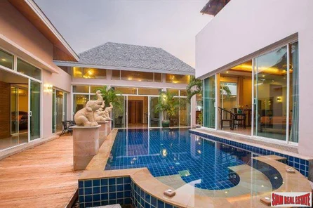 Spectacular Newly Renovated Four Bedroom Pool Villa with Rooftop Terrace - For Sale in Rawai
