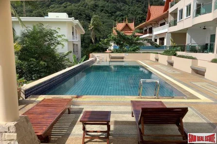 Kata Top View House / Six Bedroom House with Sea & Big Buddha Views + Shared Swimming Pool for Sale in Kata