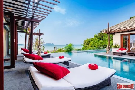 Amazing Four Bedroom Pool Villa with Sea Views Over Phang Nga Bay for Rent in Ao Po